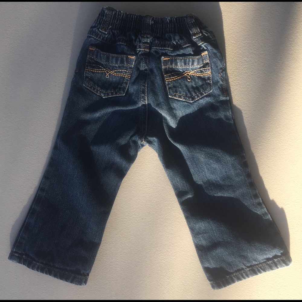Old Navy, baby jeans, 9-12 months, bootcut, EUC